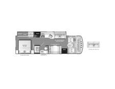2024 Thor Luminate Ford F-53 MM30 Class A at Luxury RV's of Arizona STOCK# M201 Floor plan Image