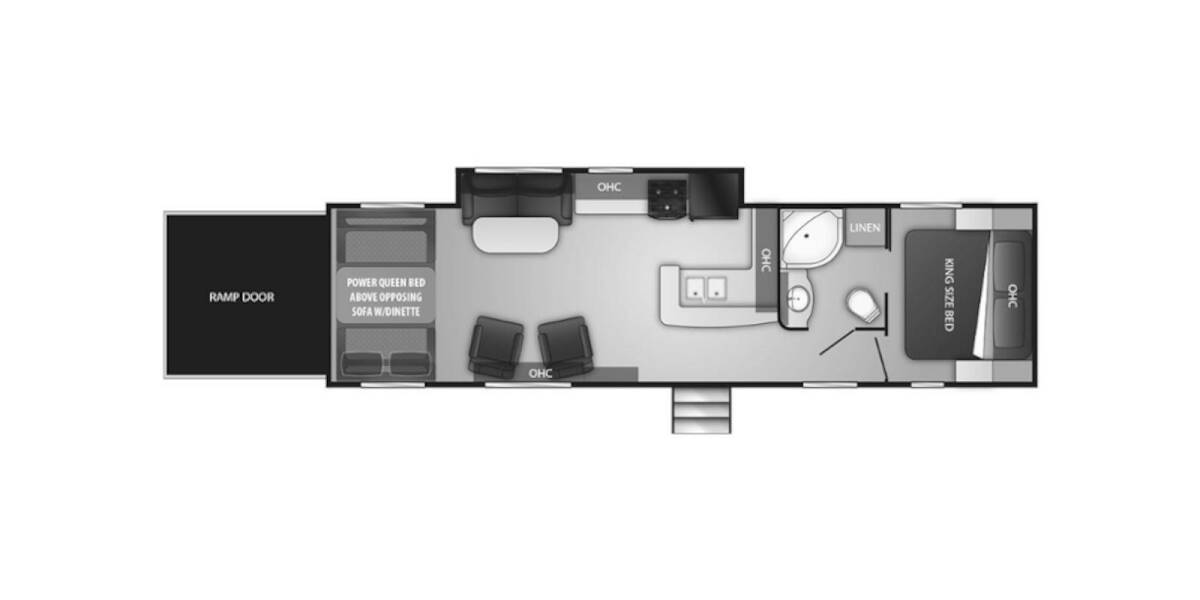 2019 Cruiser RV Stryker Toy Hauler 3116 Travel Trailer at Luxury RV's of Arizona STOCK# T483 Floor plan Layout Photo