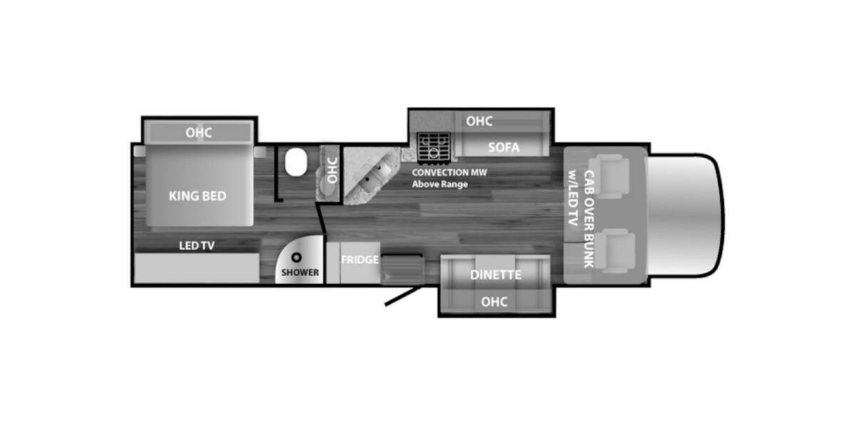 2021 Nexus Ghost Super C 34DS Super C at Luxury RV's of Arizona STOCK# M084 Floor plan Layout Photo