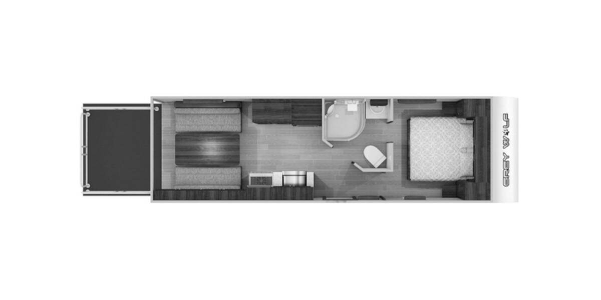 2020 Cherokee Grey Wolf 22RR Travel Trailer at Luxury RV's of Arizona STOCK# U780 Floor plan Layout Photo