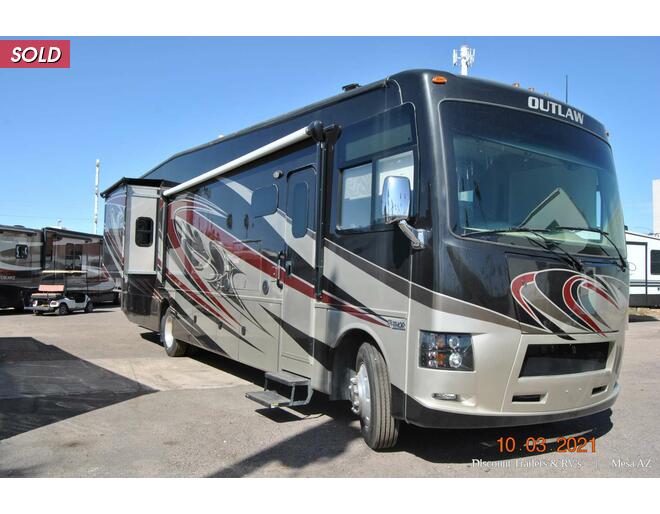 2017 Thor Outlaw Ford Toy Hauler 38RE Class A at Luxury RV's of Arizona STOCK# U824 Exterior Photo