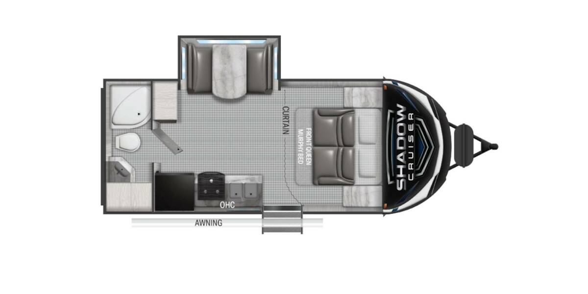 2022 Cruiser RV Shadow Cruiser 193MBS Travel Trailer at Luxury RV's of Arizona STOCK# T764 Floor plan Layout Photo