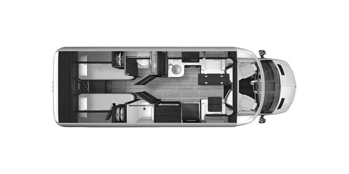 2022 Regency RV Ultra Brougham 25TB Class B Plus at Luxury RV's of Arizona STOCK# M150 Floor plan Layout Photo