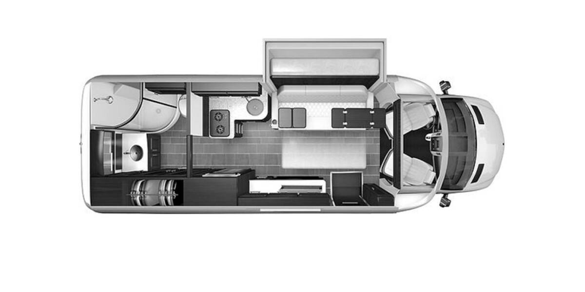 2023 Regency RV Ultra Brougham 25MB Class B Plus at Luxury RV's of Arizona STOCK# M167 Floor plan Layout Photo