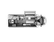2023 Regency RV Ultra Brougham Mercedes-Benz Sprinter 25MB Class B Plus at Luxury RV's of Arizona STOCK# M167 Floor plan Image