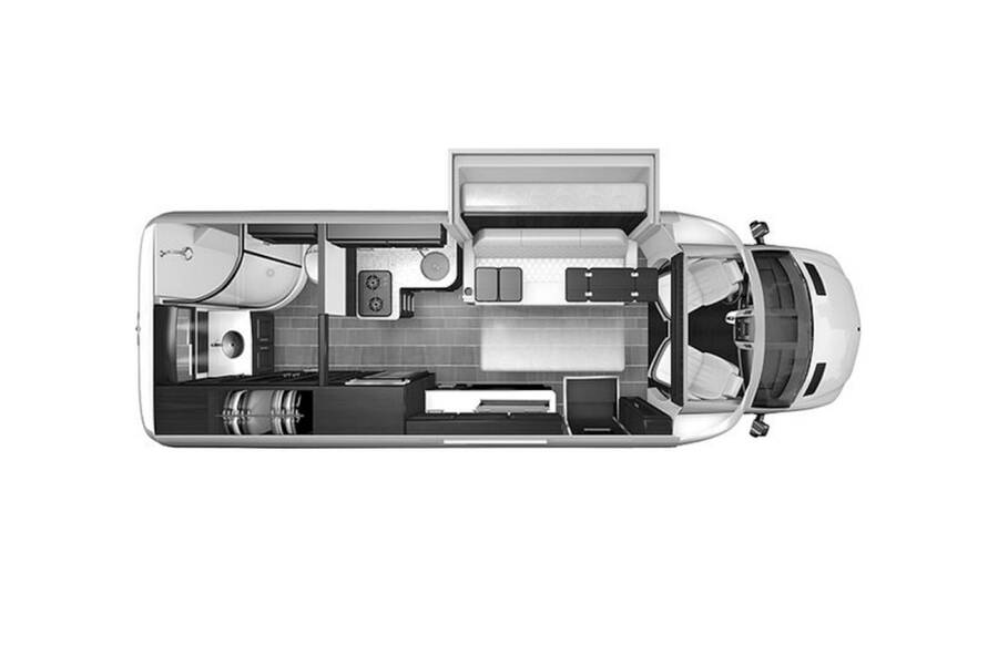 2023 Regency RV Ultra Brougham 25MB Class B Plus at Luxury RV's of Arizona STOCK# M167 Floor plan Layout Photo