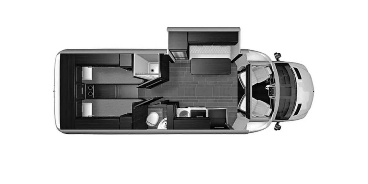 2023 Regency RV Ultra Brougham Mercedes-Benz Sprinter 25TBS Class B Plus at Luxury RV's of Arizona STOCK# M174 Floor plan Layout Photo