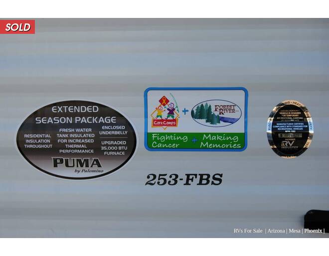 2023 Palomino Puma 253FBS Fifth Wheel at Luxury RV's of Arizona STOCK# T906 Photo 14