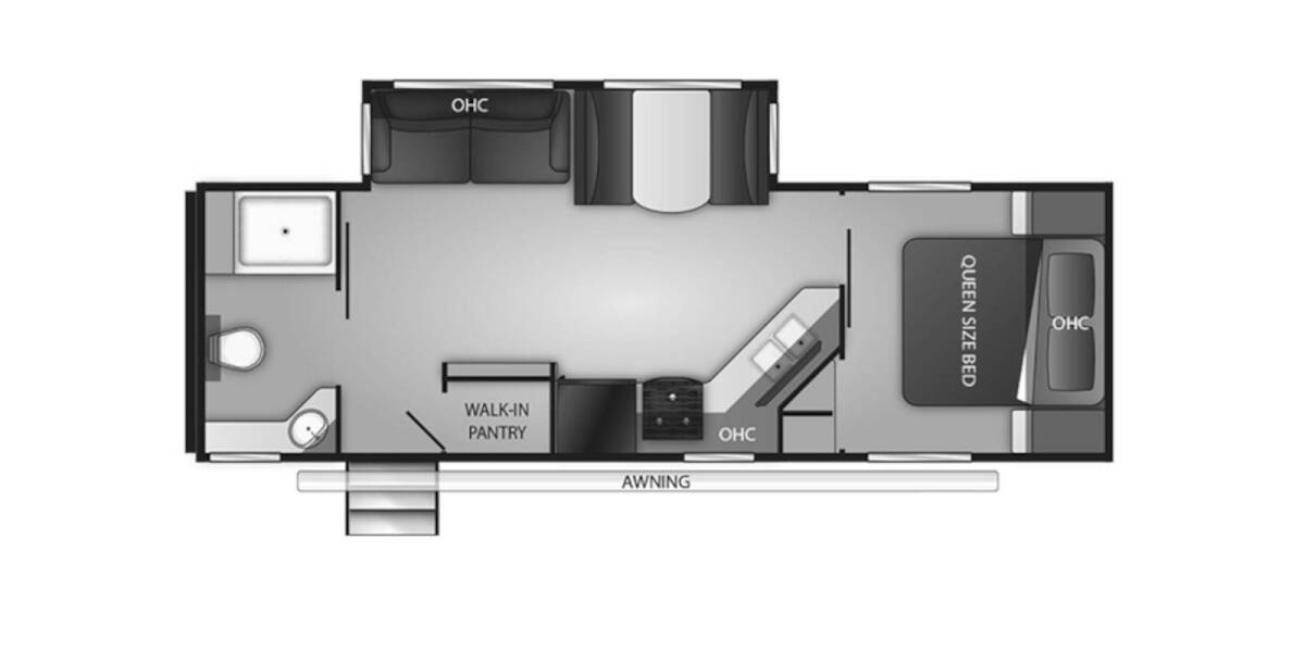 2020 Cruiser RV Shadow Cruiser 260RBS Travel Trailer at Luxury RV's of Arizona STOCK# C338 Floor plan Layout Photo