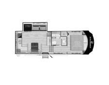 2024 Cruiser RV Essence 25RK Fifth Wheel at Luxury RV's of Arizona STOCK# T951 Floor plan Image