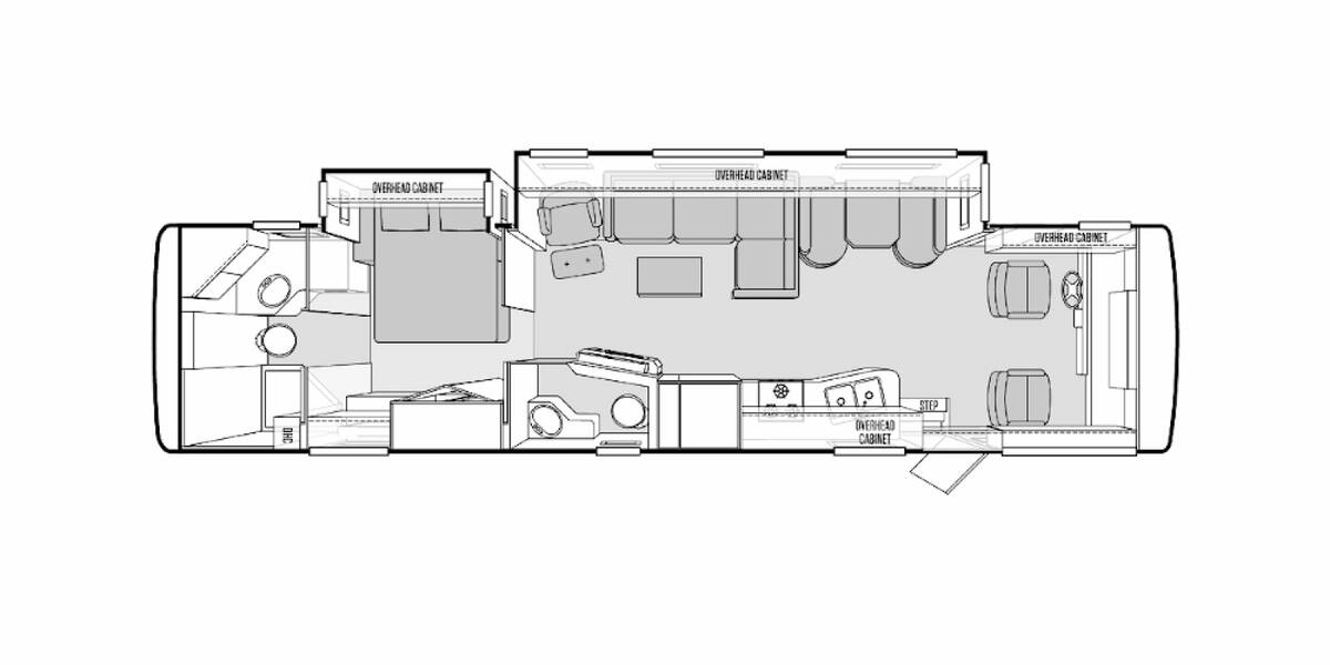 2014 Tiffin Allegro Open Road Ford 36LA Class A at Luxury RV's of Arizona STOCK# U1119 Floor plan Layout Photo