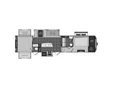 2014 Keystone Avalanche 361TG Fifth Wheel at Luxury RV's of Arizona STOCK# U1127 Floor plan Image